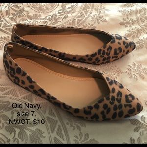 Old Navy Leopard Flats